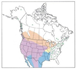 Western Meadowlark map